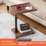 Simple side table, movable coffee table for living room corners, bedside table for bedrooms, raised bedside cabinet, small tea table