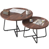 Factory-made coffee table, multi-functional table, modern and minimalist design, perfect for small living spaces. Round combination coffee table/tea table for home use.