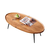 Northern European style, simple and practical small table for use beside the sofa in a small living room. Wooden legs, round design, perfect as a tea table or small coffee table.